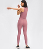 Women's Yoga Sets 2-piece Sport Tops for Workout Fitness Customize with Seamless Leggings 