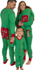 Family 2-piece Christmas Pajamas Soft Xmas Pajamas for Family Red Green Matching Pjs Set Xmas Jammies for Couples Youth 