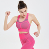  Women Cross Back Sport Bras for Yoga Workout Fitness Customize Spaghetti Strap Seamless Bra 